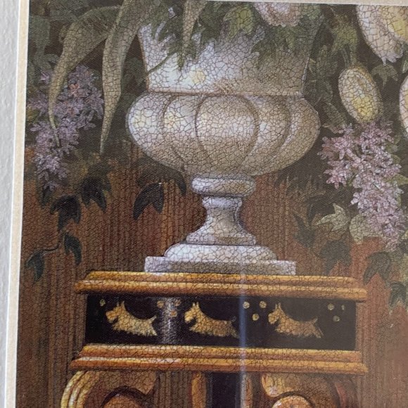 NY Artist Elaine Vollherbst Pampered Westie Puppy Dog Print Wood Frame Glass Art - Picture 5 of 12